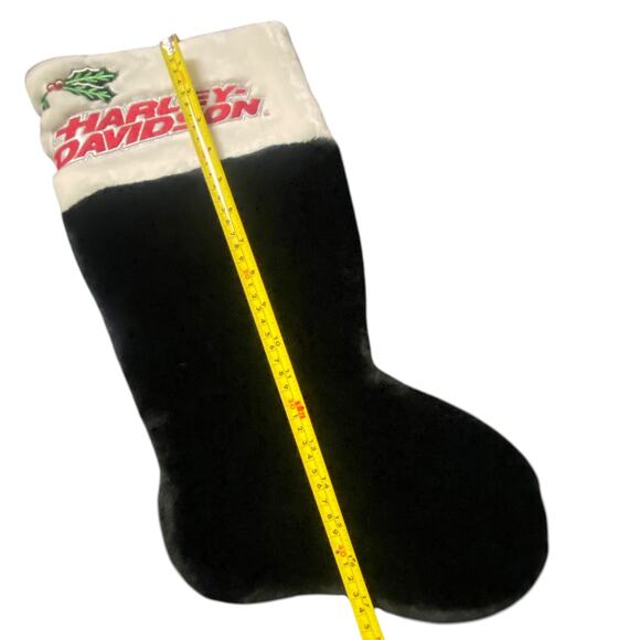 Vintage 1999 Harley Davidson Motorcycles 19" Embroidered Christmas Stocking - Picture 4 of 14